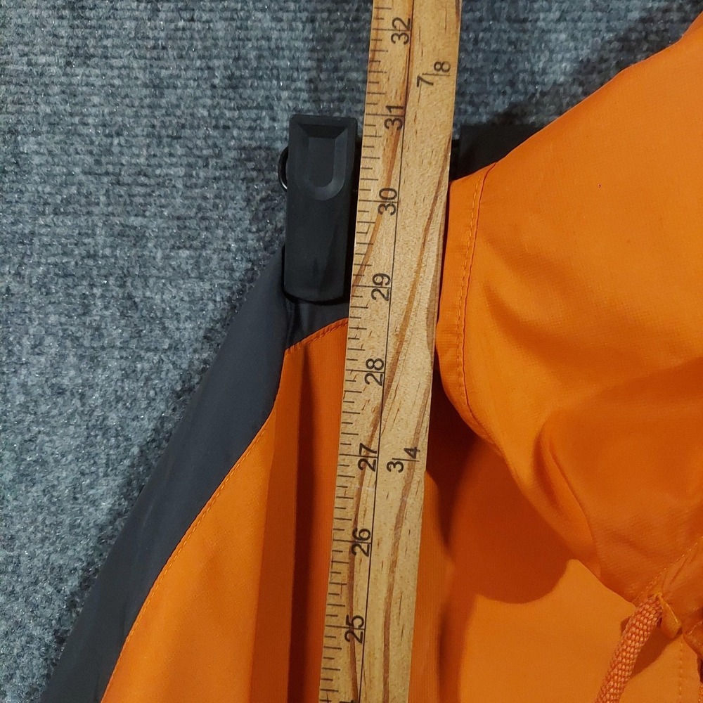 Vintage Nike Jacket Mens XL Orange Hooded Windbreaker Full‎ Zip Lightweight Logo - Picture 8 of 9